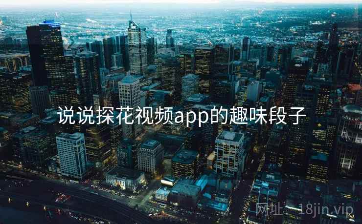 说说探花视频app的趣味段子
