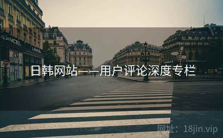 日韩网站——用户评论深度专栏