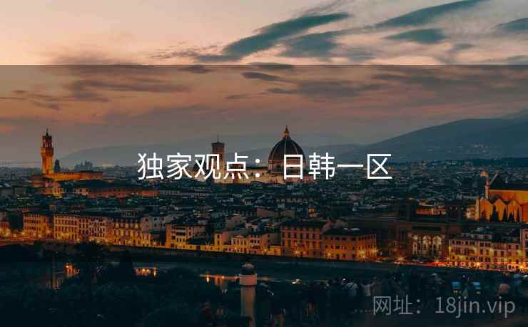 独家观点：日韩一区